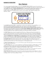 Предварительный просмотр 10 страницы Lectranator Systems DIG48 Installation And Operation Manual