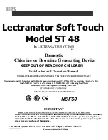 Preview for 3 page of Lectranator Systems ST 48 Manual