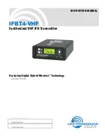 Lectronics IFBT4-VHF Instruction Manual preview