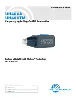 Предварительный просмотр 1 страницы Lectronics UH400A Instruction Manual