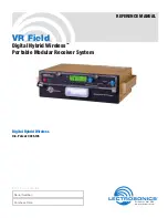 Предварительный просмотр 1 страницы Lectronics VR Field Reference Manual