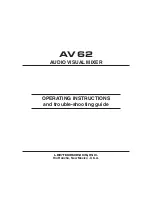 Lectrosonics AV 62 Operating Instructions Manual preview