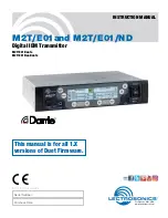 Lectrosonics Dante M2T/E01 Instruction Manual preview