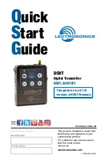 Preview for 1 page of Lectrosonics DCHT Series Quick Start Manual