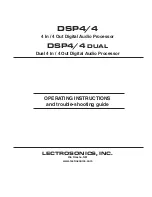 Preview for 1 page of Lectrosonics DSP4/4 Operating Instructions And Troubleshooting Manual