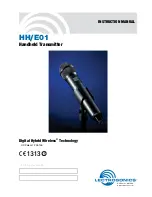 Lectrosonics HH/E01 Instruction Manual preview