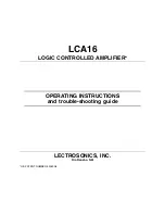 Lectrosonics LCA16 Operating Instructions Manual предпросмотр