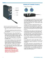 Предварительный просмотр 8 страницы Lectrosonics LMa Instruction Manual