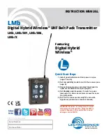 Preview for 1 page of Lectrosonics LMb Instruction Manual