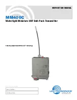 Preview for 1 page of Lectrosonics MM400C Instruction Manual