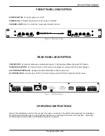 Предварительный просмотр 5 страницы Lectrosonics PA8 Operating Instructions Manual