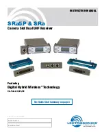 Lectrosonics SRA Instruction Manual предпросмотр