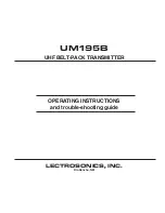 Lectrosonics UM195B Operating And Troubleshooting Manual предпросмотр