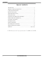 Preview for 2 page of Lectrosonics UM250C Operating Instructions And Troubleshooting Manual