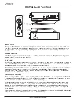 Preview for 6 page of Lectrosonics UM250C Operating Instructions And Troubleshooting Manual