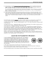 Preview for 9 page of Lectrosonics UM250C Operating Instructions And Troubleshooting Manual