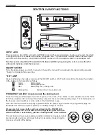 Предварительный просмотр 6 страницы Lectrosonics UM700 Operating Instructions And Troubleshooting Manual