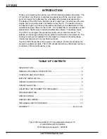 Preview for 2 page of Lectrosonics UT200 Operating Instructions And Troubleshooting Manual