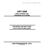 Предварительный просмотр 1 страницы Lectrosonics VP18R Operating Instructions Manual