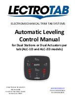 Lectrotab ALC-1D Manual предпросмотр