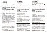 LED Group Robus R5MSIK-RGB Quick Start Manual preview