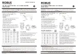 Предварительный просмотр 1 страницы LED Group Robus RDLHRV-HMW32S Instruction Manual