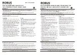 LED Group Robus REX4P0-01 Instruction Manual preview