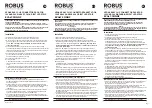 Предварительный просмотр 1 страницы LED Group ROBUS RVA67-CONNP Instruction Manual