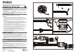 Предварительный просмотр 2 страницы LED Group ROBUS VEGAS RVA12RGBW6710-30 Quick Start Manual