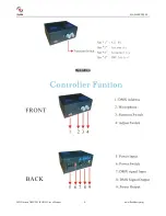 Предварительный просмотр 8 страницы LED Horizon DMX 203-RGBW User Manual