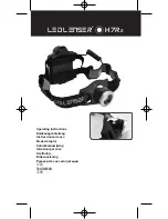 Preview for 1 page of Led Lenser H7R.2 Operating Instructions Manual