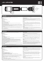 Preview for 1 page of Led Lenser M1 Quick Start Manual