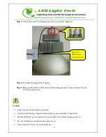 Preview for 15 page of LED Light LED High Bay Light Fixture Product Manual