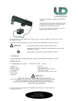 LED Lighting FOLLOWSPOT 1200 HMI User Manual preview