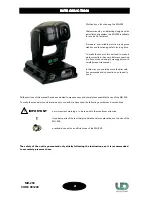 Предварительный просмотр 3 страницы LED Lighting Moving Head MH-250 User Manual