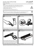 LED Linear CONTOUR 0036 Installation Instructions предпросмотр