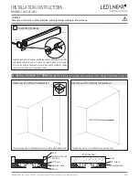 Предварительный просмотр 2 страницы LED Linear CONTOUR 0036 Installation Instructions