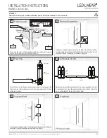 Предварительный просмотр 4 страницы LED Linear CONTOUR 0036 Installation Instructions