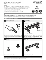 LED Linear VarioContour 1200 Aluminum Profile Installation Instructions предпросмотр