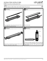 Предварительный просмотр 2 страницы LED Linear VarioContour 1200 Aluminum Profile Installation Instructions