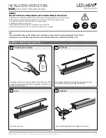 Предварительный просмотр 1 страницы LED Linear VarioContour 1500 Aluminum Profile Installation Instructions