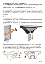 Предварительный просмотр 5 страницы LED Lovers ARIZONA LL-OU-LPSOLMD02-B User Manual