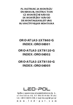 Предварительный просмотр 1 страницы LED-POL ORO-ATLAS-2XT8120-G Manual Instruction