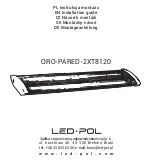 LED-POL ORO-PARED-2XT8120 Installation Manual preview