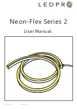 Предварительный просмотр 1 страницы led pro Neon-Flex 2 Series User Manual