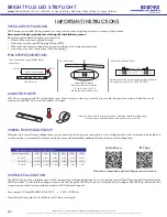 Предварительный просмотр 2 страницы LED World FA60M28-5M-12V Series Instructions