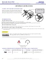 Preview for 4 page of LED World FA60M50-XM-24V-RGB Important Instructions