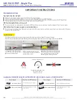 Предварительный просмотр 4 страницы LED World FC60M28-10M-24V-X Important Instructions