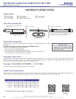 Предварительный просмотр 2 страницы LED World FC60M51-10M-24V-RGBW Important Instructions