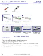 Preview for 2 page of LED World FC84M50-5M-24V-RGBW Important Instructions